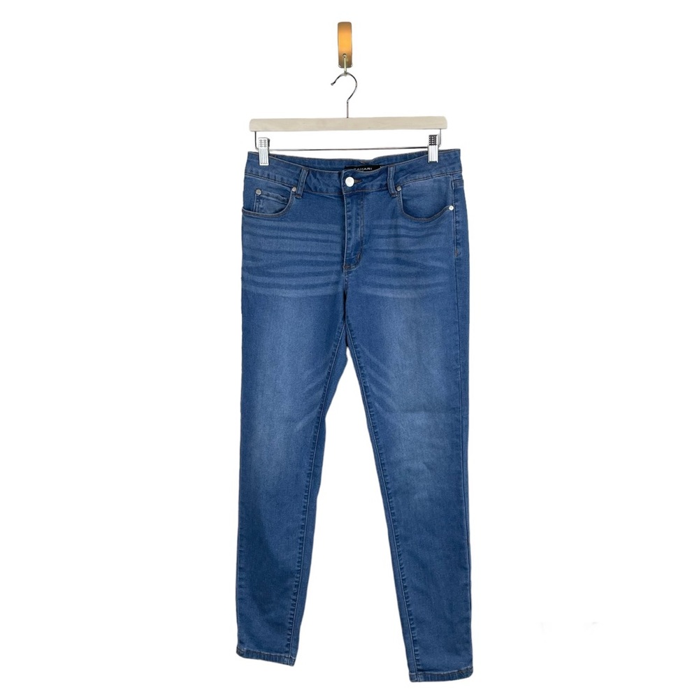Tahari Jamie Rayon Denim Roll Cuff Skinny Jeans